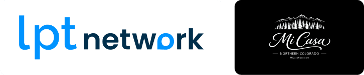 LPT Network and Mi Casa logos