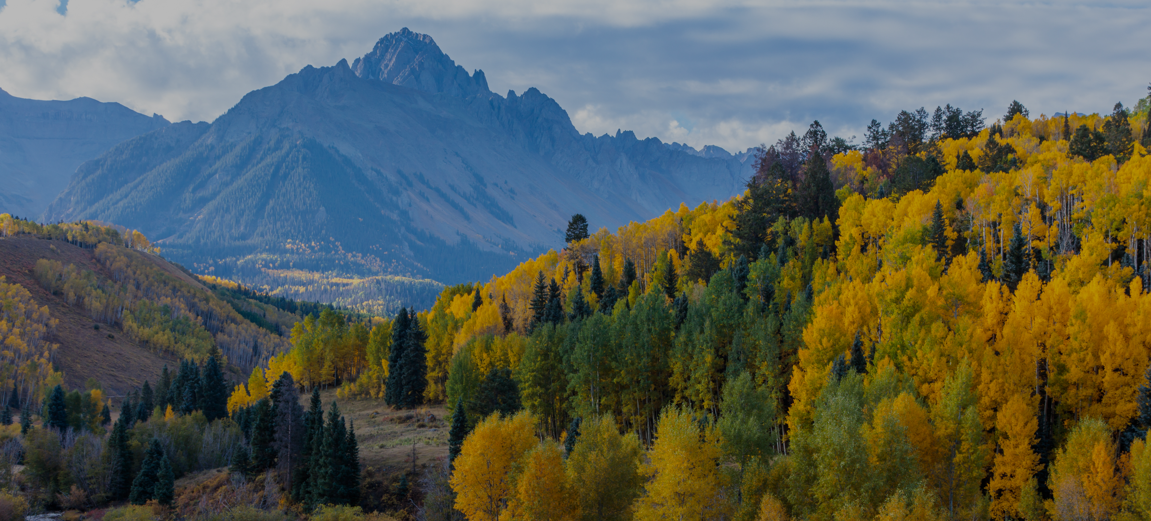 Majestic mountains and vibrant autumn colors